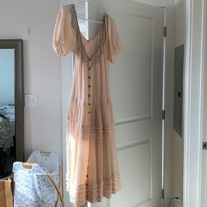 Free People Sunday Stroll maxi dress, size XS.